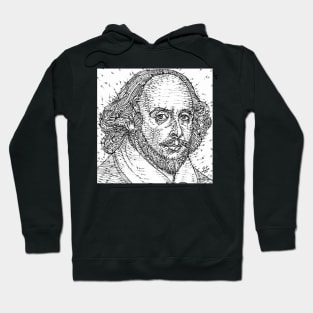 WILLIAM SHAKESPEARE ink portrait .2 Hoodie